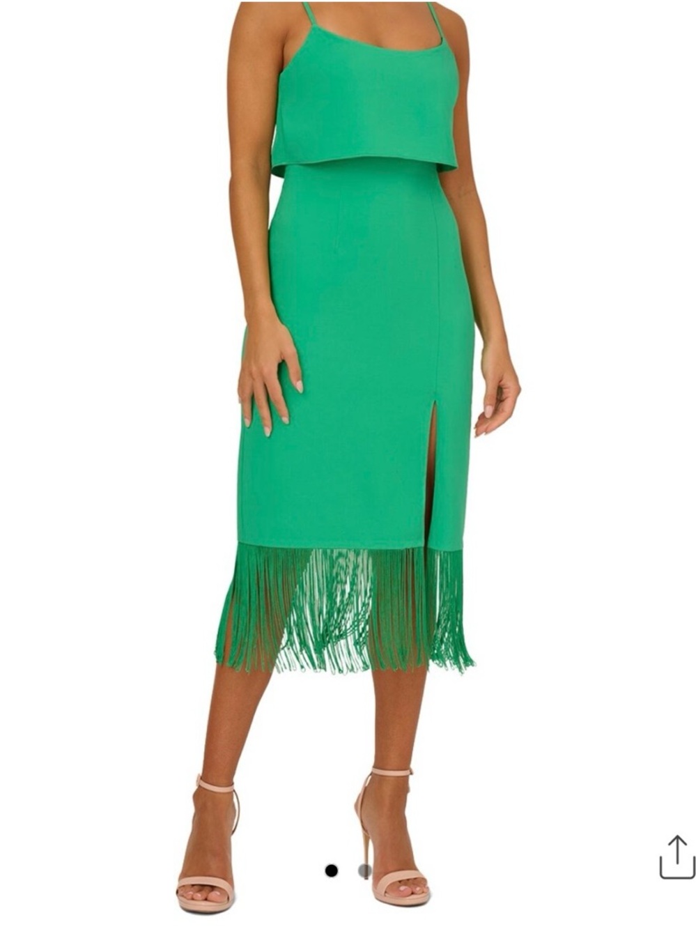 Adrianna Papell Emerald Green Shoulder Bag